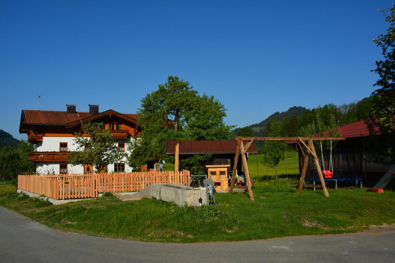 Bio- Bauernhof Obermaurach Apartment Walchsee Bagian luar foto